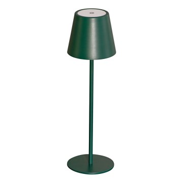 LED Stmievateľná nabíjacia stolná lampa INITA LED/1,2W/1800 mAh IP54 zelená
