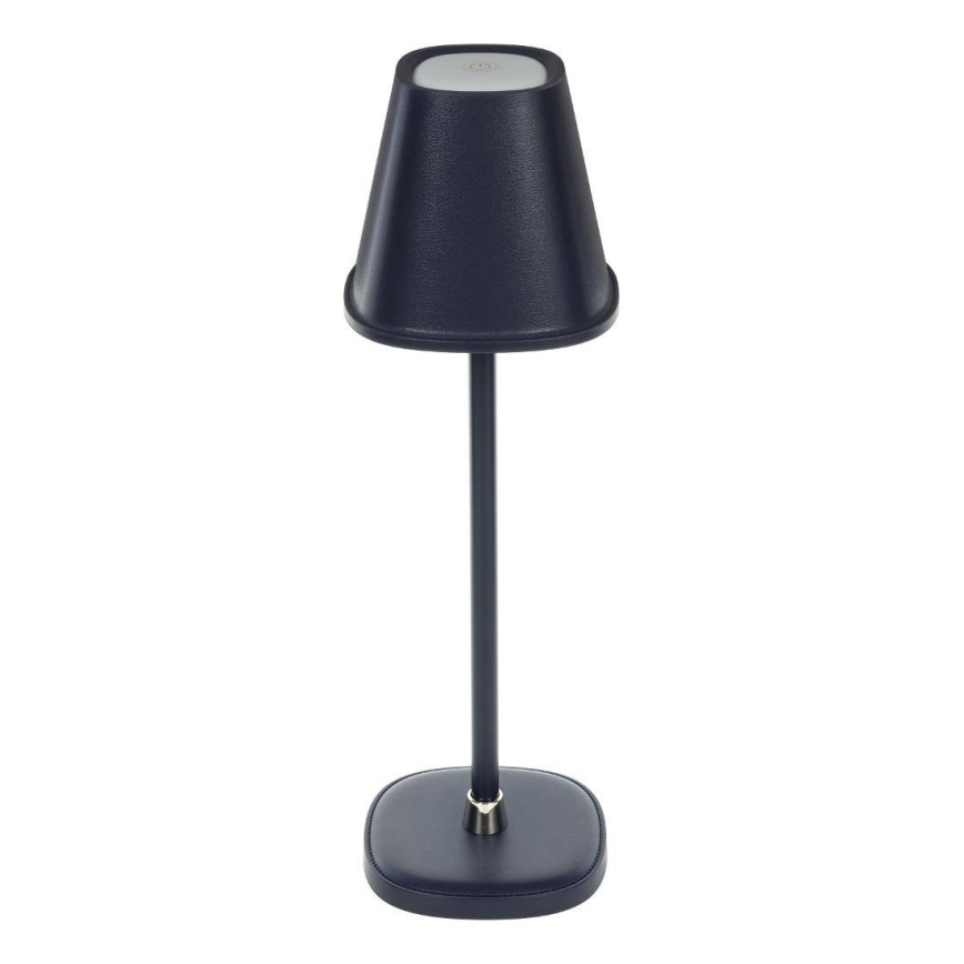LED Stmievateľná nabíjacia stolná lampa LED/3W/1800 mAh tmavomodrá
