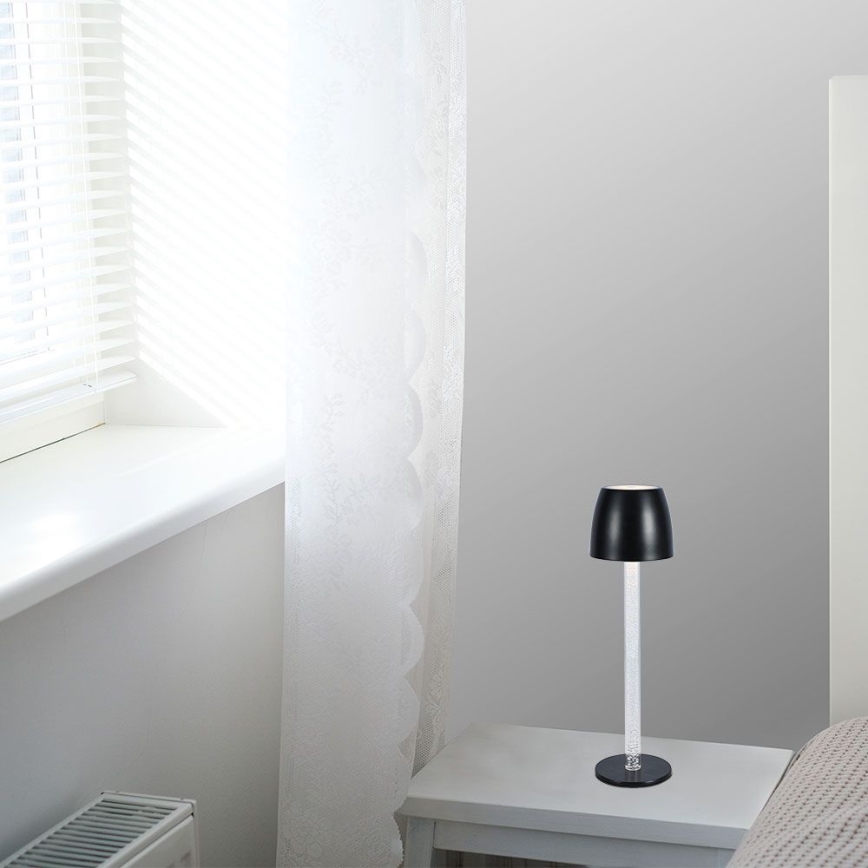 LED Stmievateľná nabíjacia dotyková stolná lampa LED/3W/5V 3000K 1800 mAh biela