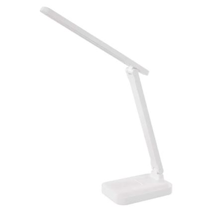 LED Stmievateľná nabíjacia stolná lampa LED/5W/3,7V 3000K/4000K/6500K 800mAh biela