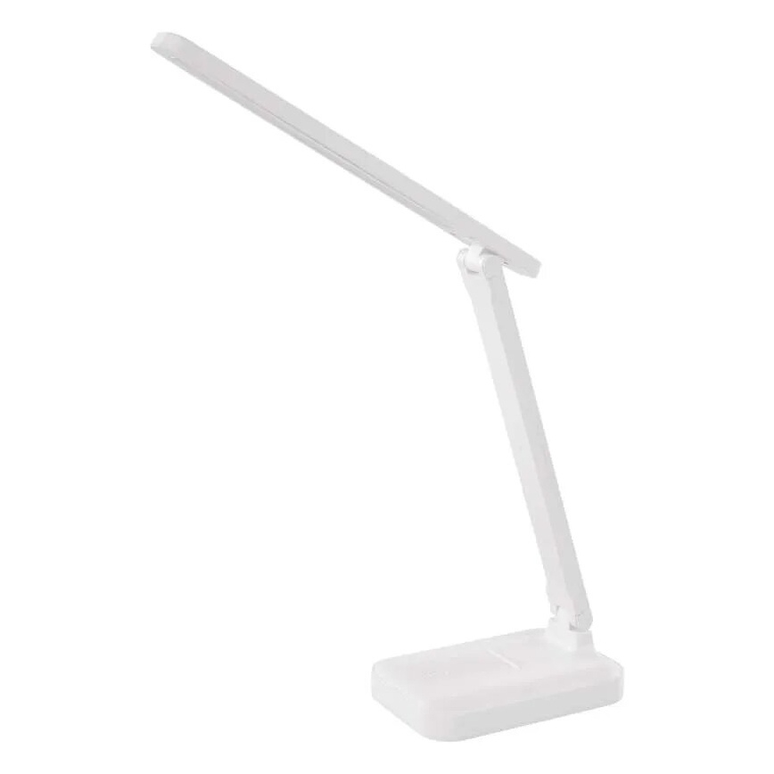 LED Stmievateľná nabíjacia stolná lampa LED/5W/3,7V 3000K/4000K/6500K 800mAh biela