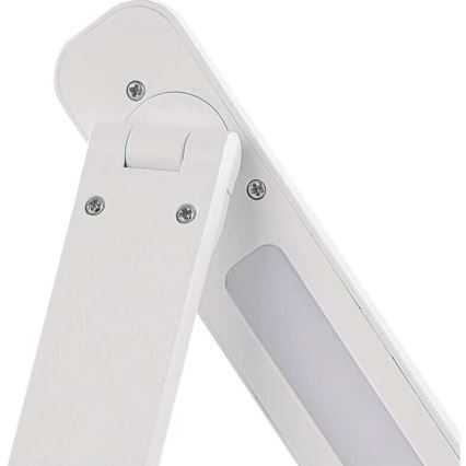 LED Stmievateľná nabíjacia stolná lampa LED/5W/3,7V 3000K/4000K/6500K 800mAh biela