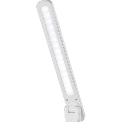 LED Stmievateľná nabíjacia stolná lampa LED/5W/3,7V 3000K/4000K/6500K 800mAh biela