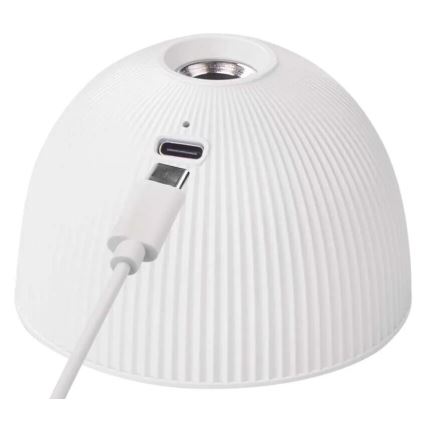 LED Stmievateľná nabíjacia stolná lampa magnetická 4v1 LED/4,2W/3,7V 4000K 1200mAh biela