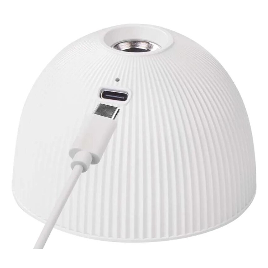 LED Stmievateľná nabíjacia stolná lampa magnetická 4v1 LED/4,2W/3,7V 4000K 1200mAh biela