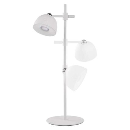 LED Stmievateľná nabíjacia stolná lampa magnetická 4v1 LED/4,2W/3,7V 4000K 1200mAh biela