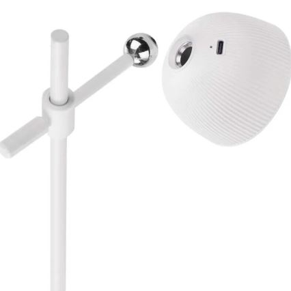 LED Stmievateľná nabíjacia stolná lampa magnetická 4v1 LED/4,2W/3,7V 4000K 1200mAh biela