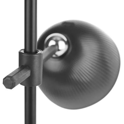 LED Stmievateľná nabíjacia stolná lampa magnetická 4v1 LED/4,2W/3,7V 4000K 1200mAh čierna