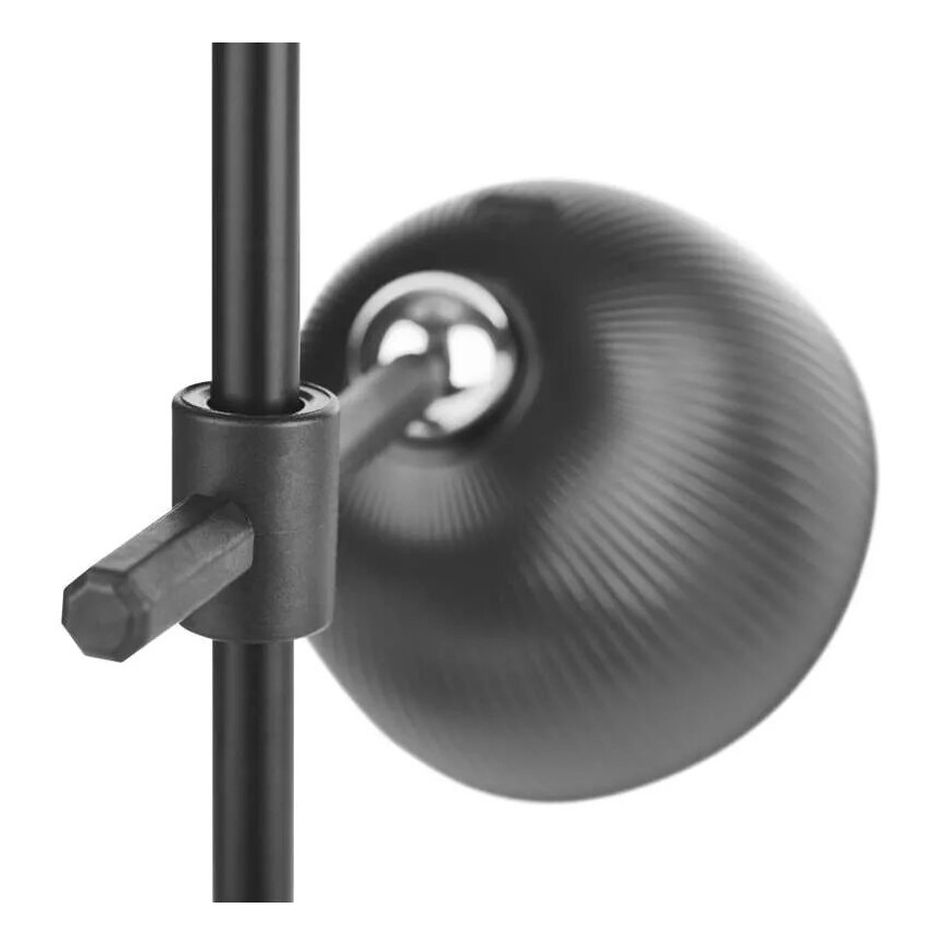 LED Stmievateľná nabíjacia stolná lampa magnetická 4v1 LED/4,2W/3,7V 4000K 1200mAh čierna