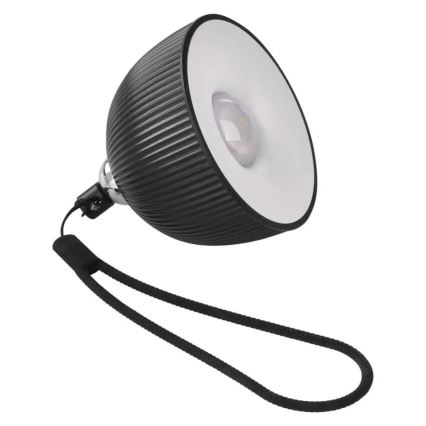 LED Stmievateľná nabíjacia stolná lampa magnetická 4v1 LED/4,2W/3,7V 4000K 1200mAh čierna