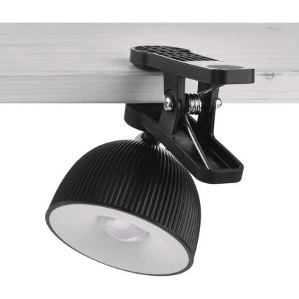 LED Stmievateľná nabíjacia stolná lampa magnetická 4v1 LED/4,2W/3,7V 4000K 1200mAh čierna