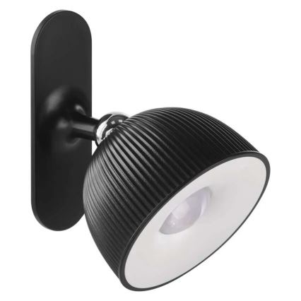 LED Stmievateľná nabíjacia stolná lampa magnetická 4v1 LED/4,2W/3,7V 4000K 1200mAh čierna