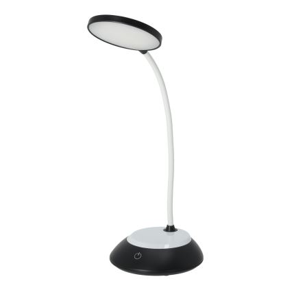 LED Stmievateľná nabíjacia stolná lampa VISUA LED/5W/5V 3000-5000K 1200 mAh čierna