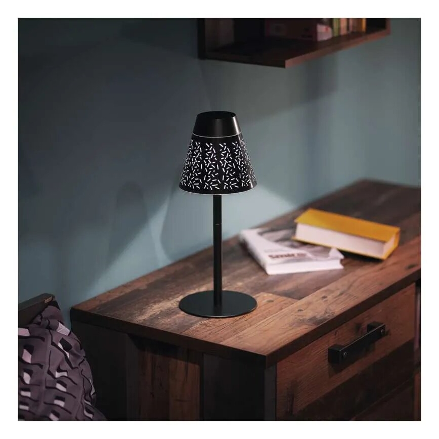 LED Stmievateľná nabíjacia vonkajšia stolná lampa LED/4,2W/5V 2200mAh IP44