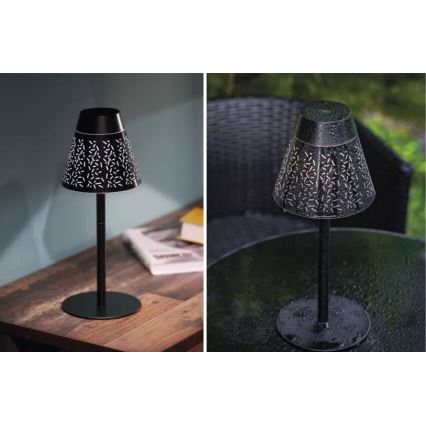LED Stmievateľná nabíjacia vonkajšia stolná lampa LED/4,2W/5V 2200mAh IP44