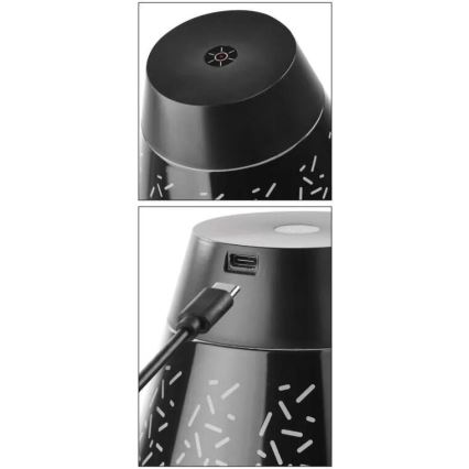 LED Stmievateľná nabíjacia vonkajšia stolná lampa LED/4,2W/5V 2200mAh IP44