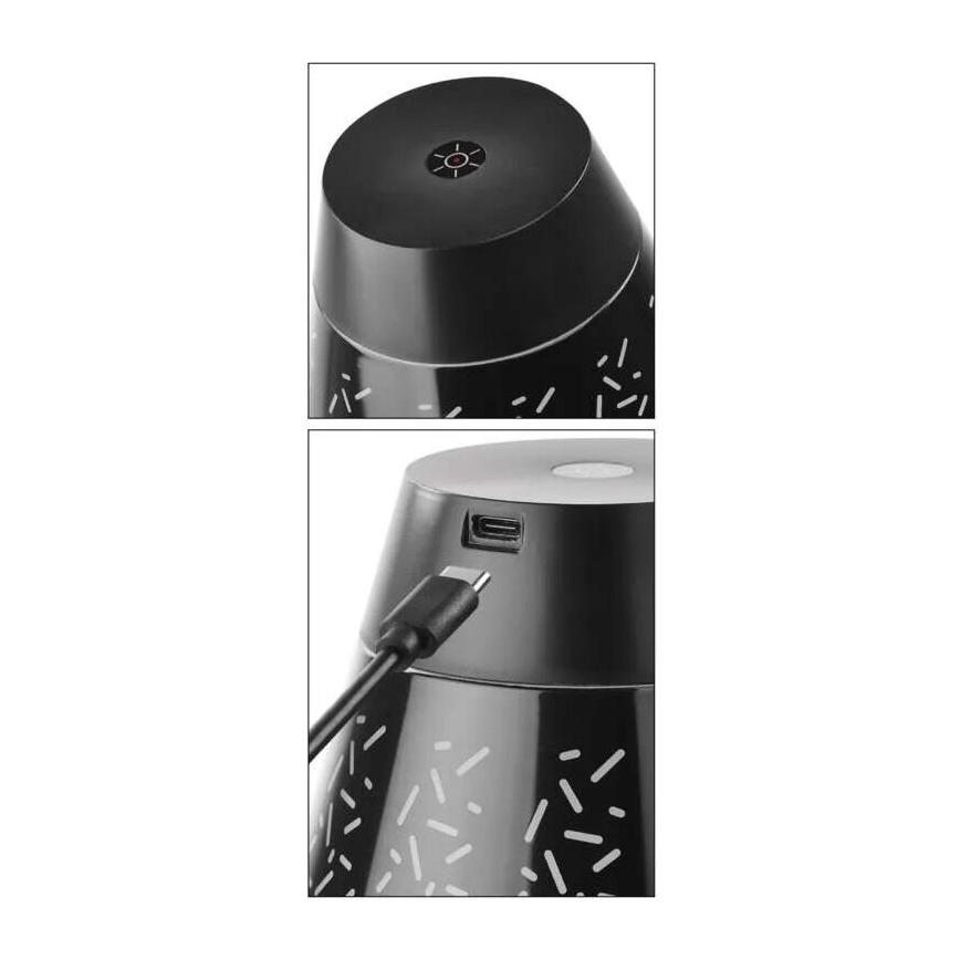 LED Stmievateľná nabíjacia vonkajšia stolná lampa LED/4,2W/5V 2200mAh IP44