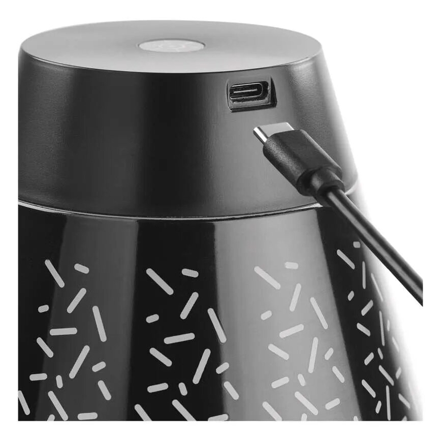 LED Stmievateľná nabíjacia vonkajšia stolná lampa LED/4,2W/5V 2200mAh IP44