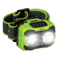 LED Stmievateľná nabíjateľná čelovka so senzorom a červeným svetlom LED/10W/5V/3xAAA IP44 600 lm 1200 mAh