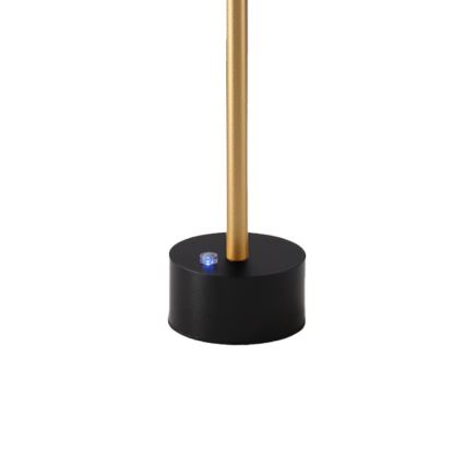 LED stmievateľná nabíjateľná stolná lampa SAM LED/5W/5V čierna/zlatá