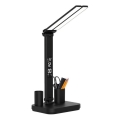 LED stmievateľná nabíjateľná stolová lampa NOBLITE P LED/5W/5V 3000/4000/6000K 2200 mAh čierna