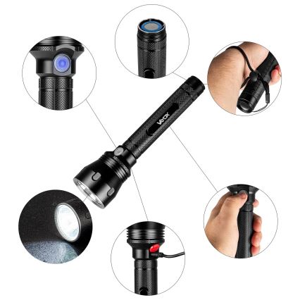 LED Stmievaťelná nabíjacia svietidlo LED/20W/5V IPX5 1570 lm 8400 mAh