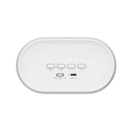 LED Stmievateľná nočná lampička s budíkom KAJA LED/1,3W/5V 3000K