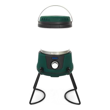 LED Stmievateľná prenosná lampa s funkciou powerbanky LED/3W/4400 mAh IPX2