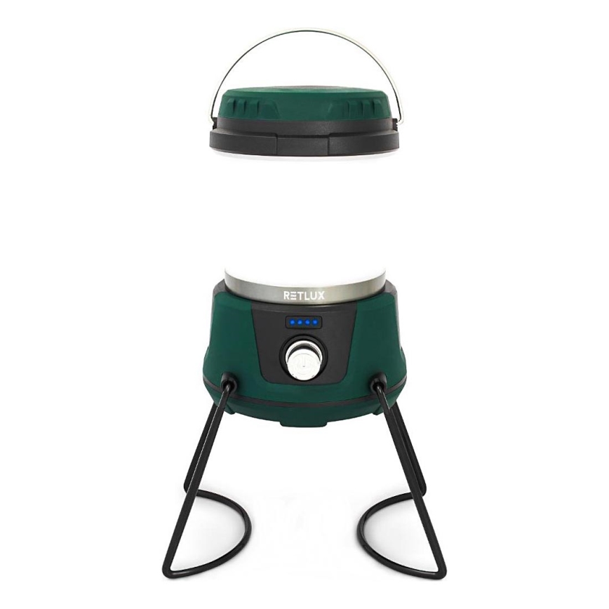 LED Stmievateľná prenosná lampa s funkciou powerbanky LED/3W/4400 mAh IPX2