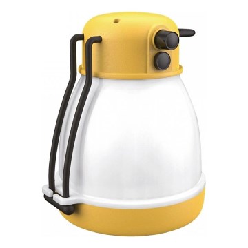LED Stmievateľná prenosná nabíjacia lampa s funkciou powerbanky LUMINA MINIO LED/5V 1800 mAh IP44 žltá