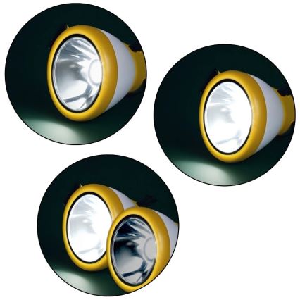 LED Stmievateľná prenosná nabíjacia lampa s funkciou powerbanky LUMINA MINIO LED/5V 1800 mAh IP44 žltá