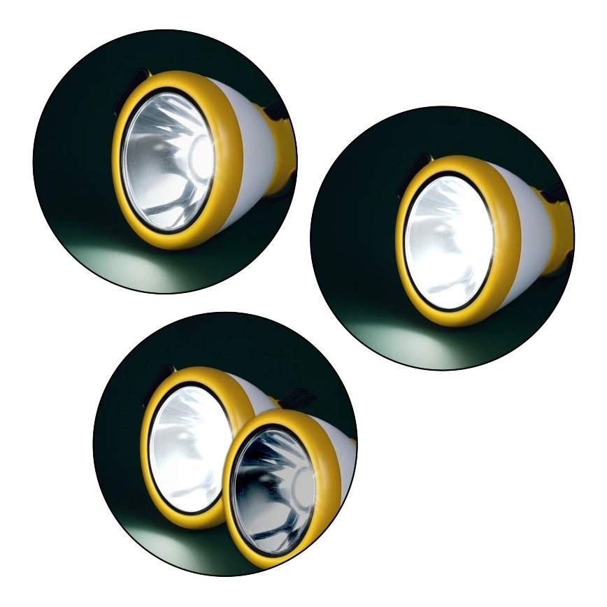LED Stmievateľná prenosná nabíjacia lampa s funkciou powerbanky LUMINA MINIO LED/5V 1800 mAh IP44 žltá