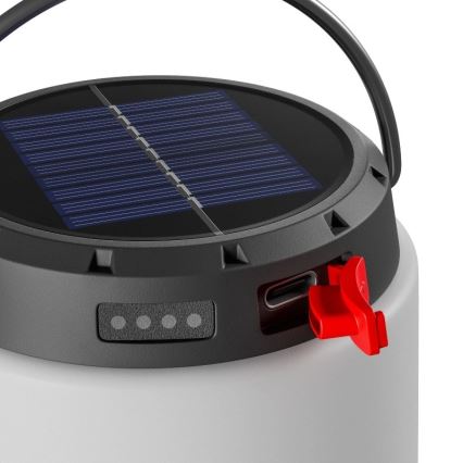 LED stmievateľná prenosná solárna nabíjacia lampa LUMINA TUBO LED/5V 800 mAh