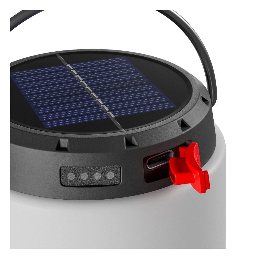 LED stmievateľná prenosná solárna nabíjacia lampa LUMINA TUBO LED/5V 800 mAh