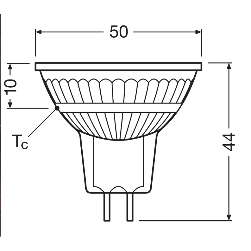 LED Stmievateľná reflektorová žiarovka MR16 GU5,3/3,4W/12V 4000K 36° CRI 90 - Ledvance
