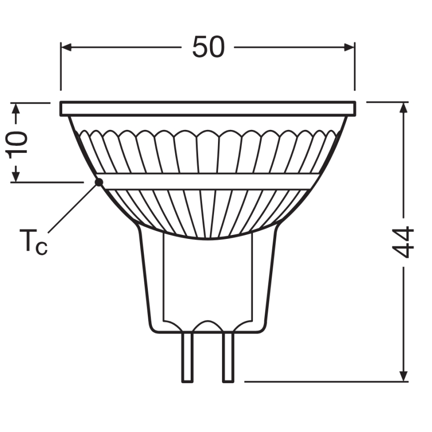 LED Stmievateľná reflektorová žiarovka MR16 GU5,3/6,6W/12V 3000K 36° CRI 97 - Ledvance
