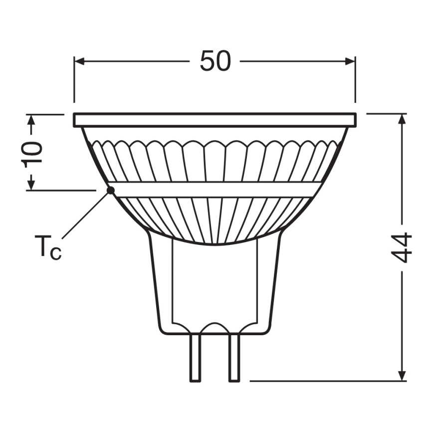 Stmievateľná LED reflektorová žiarovka MR16 GU5,3/6,6W/12V 4000K 36° CRI 97 - Ledvance