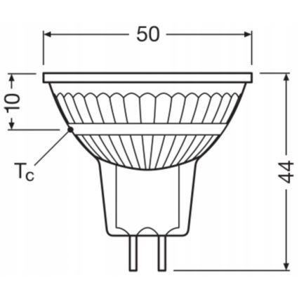 Stmievateľná LED reflektorová žiarovka MR16 GU5,3/6,8W/12V 4000K 36° CRI 90 - Ledvance
