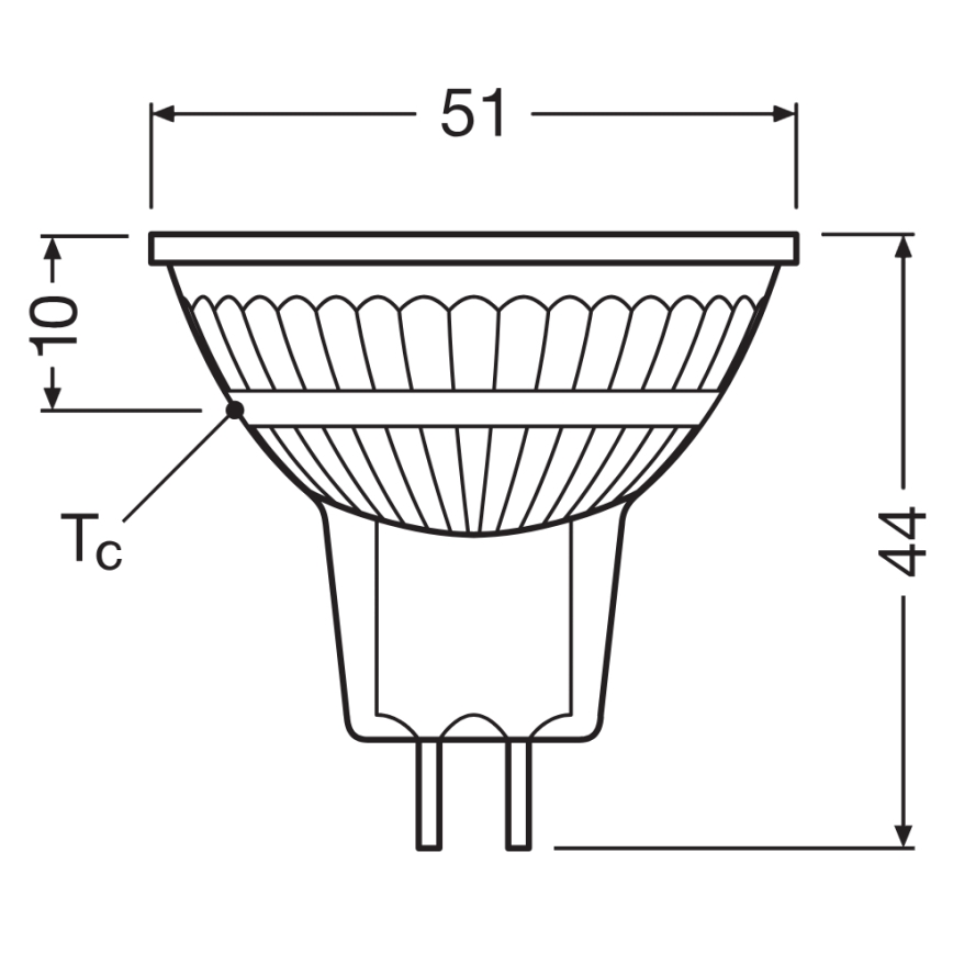 LED stmievateľná reflektorová žiarovka MR16 GU5,3/5,3W/12V 4000K 36° CRI 97 - Ledvance