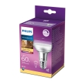 LED Stmievateľná reflektorová žiarovka Philips E27/4,2W/230V 2700K