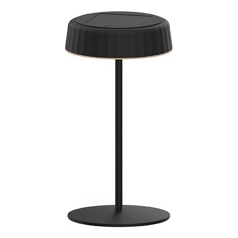 LED Stmievateľná solárna nabíjacia stolná lampa VIVIEN LED/3W/5V 2700K 1600 mAh IP54 čierna