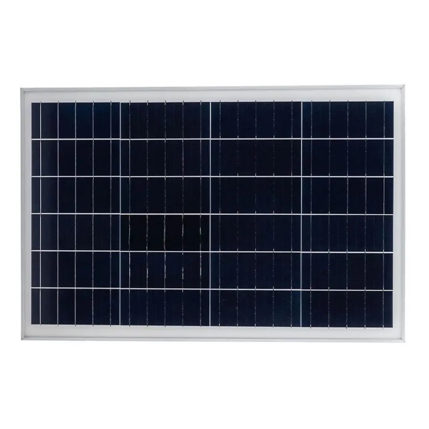LED Stmievateľná solárna pouličná lampa LED/50W/6,4V 4000K IP65 50000 mAh + diaľkové ovládanie