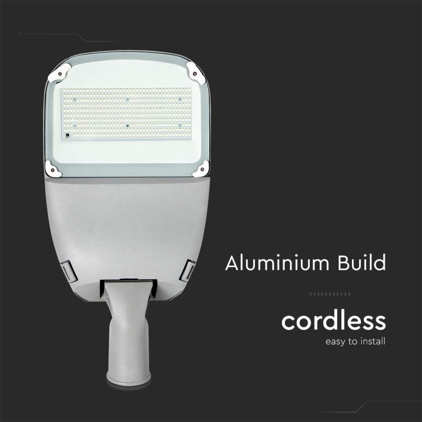 LED Stmievateľná solárna pouličná lampa SAMSUNG CHIP LED/50W/6,4V 6000K IP65 30000 mAh + diaľkové ovládanie