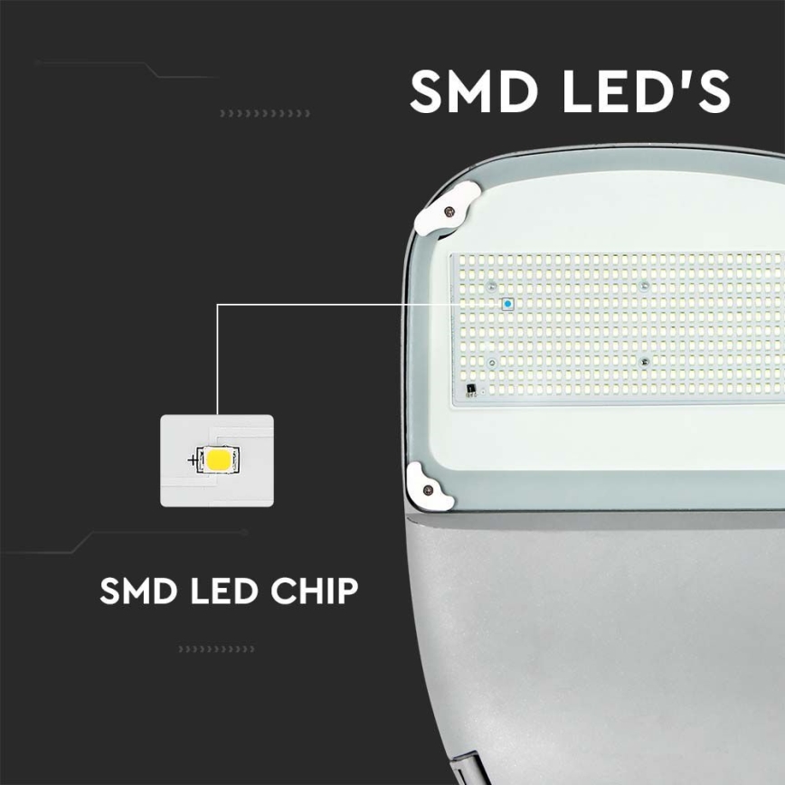 LED Stmievateľná solárna pouličná lampa SAMSUNG CHIP LED/50W/6,4V 6000K IP65 30000 mAh + diaľkové ovládanie