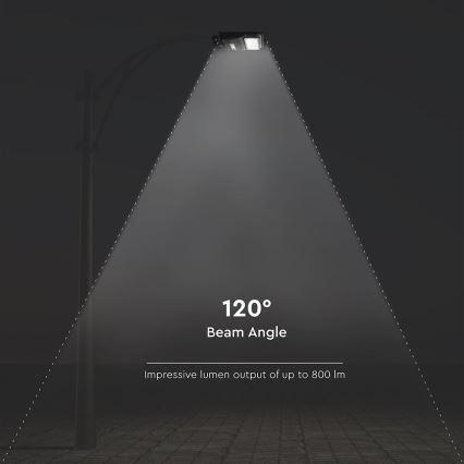 LED Stmievateľná solárna pouličná lampa so senzorom pohybu a súmraku LED/6W/3,2V 6000K IP65 5000 mAh čierna + diaľkové ovládanie