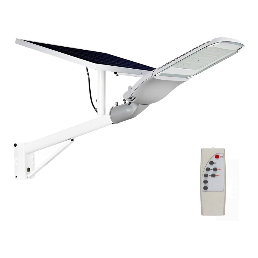 LED Stmievateľná solárna pouličná lampa SAMSUNG CHIP LED/50W/6,4V 4000K IP65 30000 mAh + diaľkové ovládanie