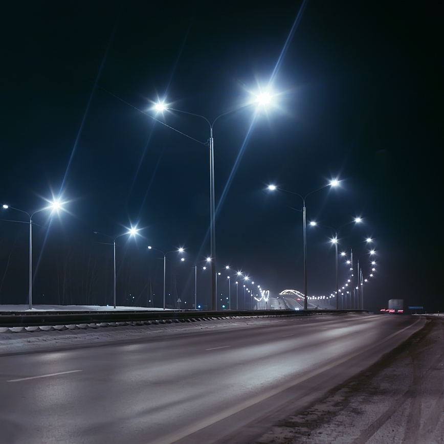 LED Stmievateľná solárna pouličná lampa so senzorom KERS LED/300W/3,2V 6500K 8000 mAh IP65 šedá + diaľkové ovládanie