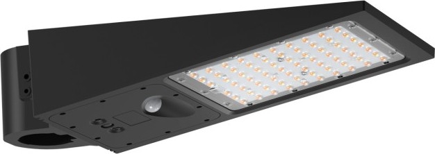 LED stmievateľná solárna pouličná lampa so senzorom STREET LED/30W/9,6V 3000/4000K 6000 mAh IP65 + diaľkové ovládanie