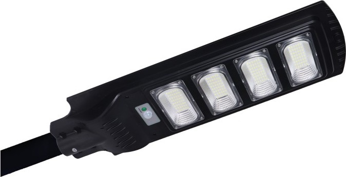 LED stmievateľná solárna pouličná lampa so senzorom URBI LED/11W/3,2V 6500K 15000 mAh IP54 + diaľkové ovládanie