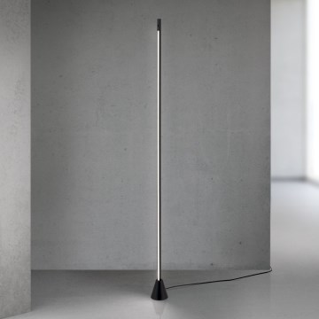 LED stmievateľná stojaca lampa s pohybovým senzorom SOJIE LED/26W/230V čierna